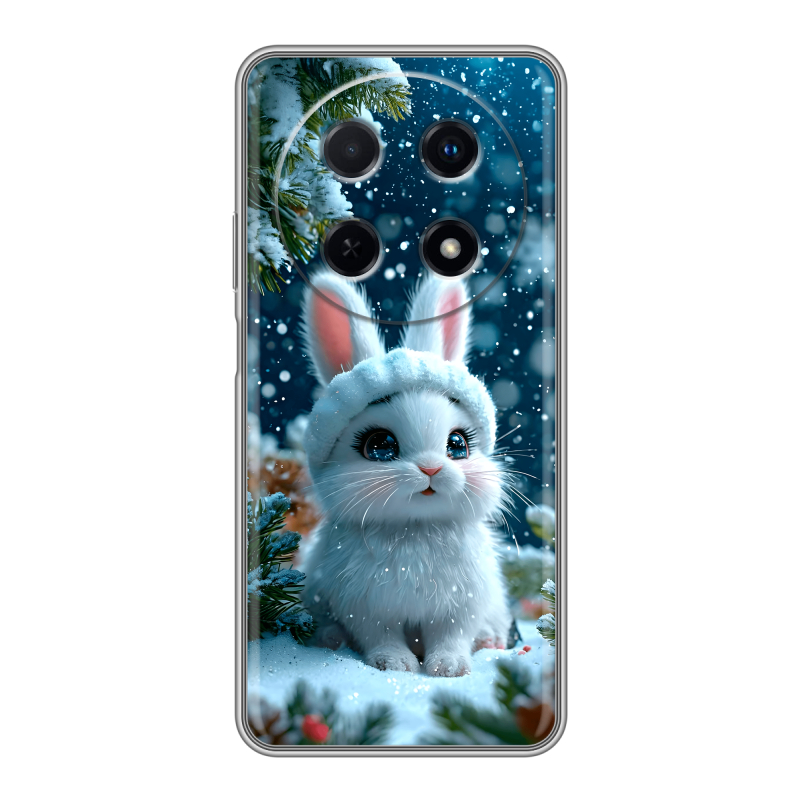 Силиконовый чехол на Huawei Nova 12i с принтом Новый год Силиконовый чехол на Huawei Nova 12i с принтом Новый год