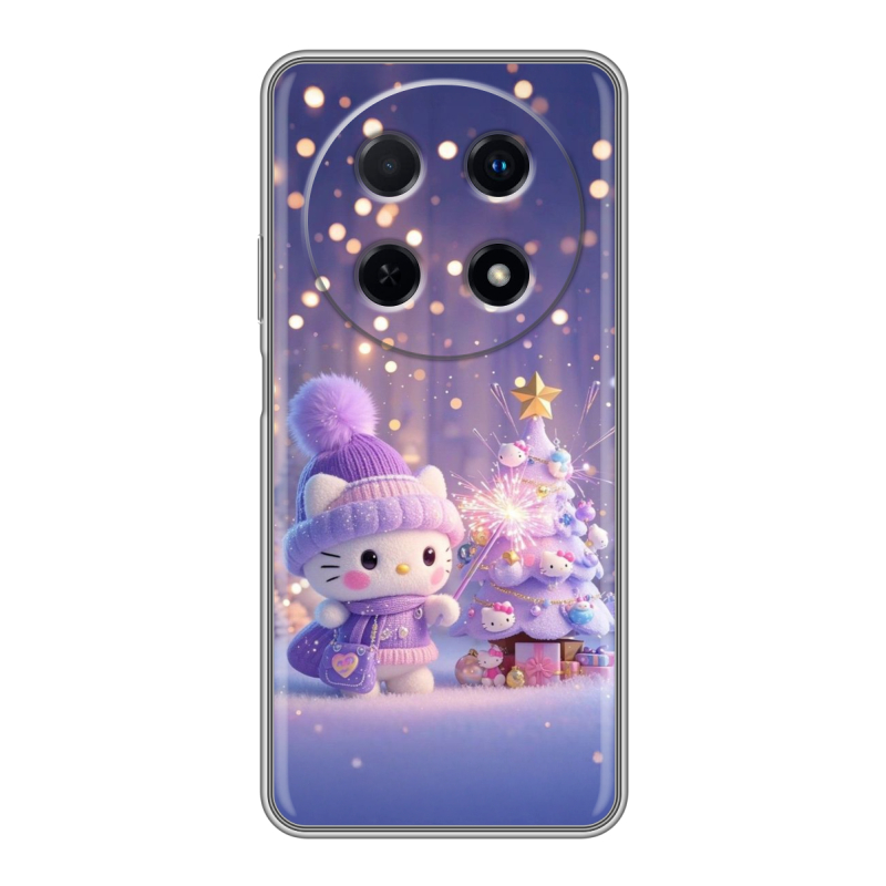 Силиконовый чехол на Huawei Nova 12i с принтом Новый год Силиконовый чехол на Huawei Nova 12i с принтом Новый год