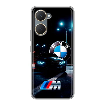 Силиконовый чехол на Vivo Y03 с принтом БМВ BMW