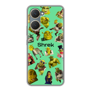 Силиконовый чехол на Vivo Y03 с принтом Шрек Shrek