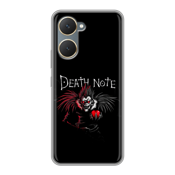 Силиконовый чехол на Vivo Y03 с принтом Death note Тетрадь смерти