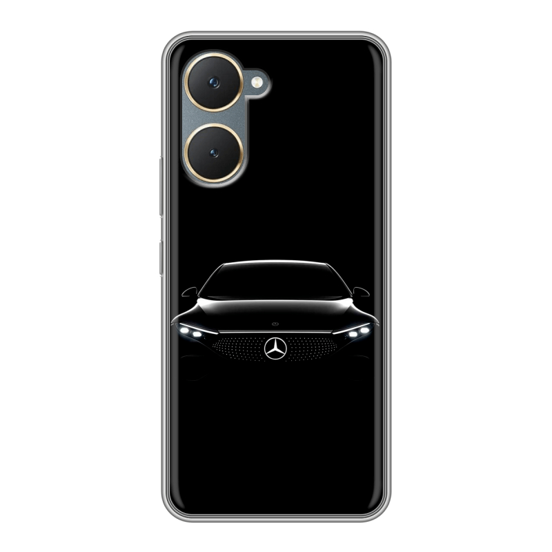 Силиконовый чехол на Vivo Y03 с принтом Mercedes Мерседес Силиконовый чехол на Vivo Y03 с принтом Mercedes Мерседес