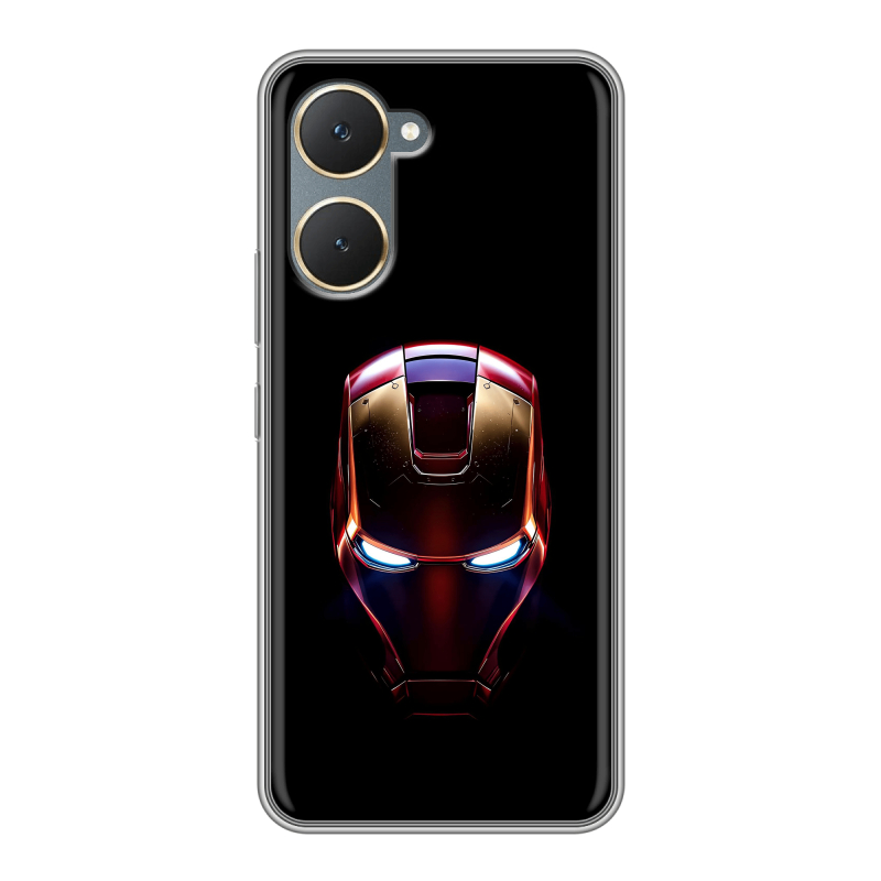 Силиконовый чехол на Vivo Y03 с принтом IronMan Железный человек Силиконовый чехол на Vivo Y03 с принтом IronMan Железный человек