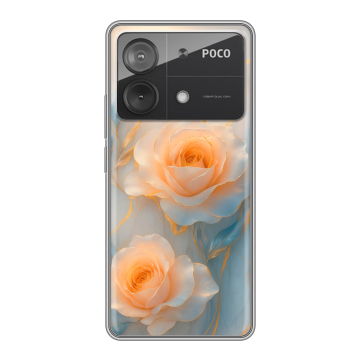 Силиконовый чехол на Xiaomi Poco X6 Neo с принтом Женский Силиконовый чехол на Xiaomi Poco X6 Neo с принтом Женский