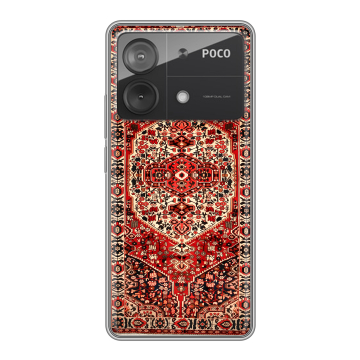 Силиконовый чехол на Xiaomi Poco X6 Neo с принтом Ковер