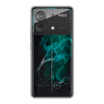 Силиконовый чехол на Xiaomi Poco X6 Neo с принтом Гарри Поттер Harry Potter Силиконовый чехол на Xiaomi Poco X6 Neo с принтом Гарри Поттер Harry Potter