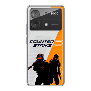 Силиконовый чехол на Xiaomi Poco X6 Neo с принтом Counter Strike Силиконовый чехол на Xiaomi Poco X6 Neo с принтом Counter Strike