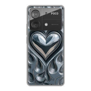 Силиконовый чехол на Xiaomi Poco X6 Neo с принтом Y2K Силиконовый чехол на Xiaomi Poco X6 Neo с принтом Y2K
