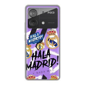 Силиконовый чехол на Xiaomi Poco X6 Neo с принтом Real Madrid Реал Мадрид Силиконовый чехол на Xiaomi Poco X6 Neo с принтом Real Madrid Реал Мадрид