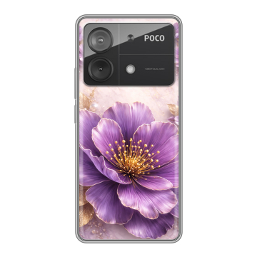 Силиконовый чехол на Xiaomi Poco X6 Neo с принтом женский Силиконовый чехол на Xiaomi Poco X6 Neo с принтом женский