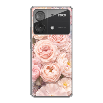 Силиконовый чехол на Xiaomi Poco X6 Neo с принтом женский Силиконовый чехол на Xiaomi Poco X6 Neo с принтом женский