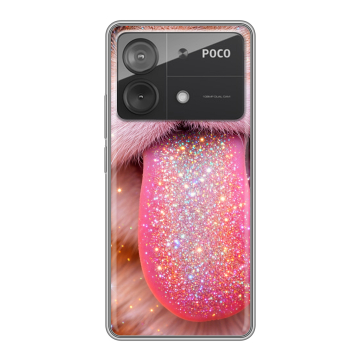 Силиконовый чехол на Xiaomi Poco X6 Neo с принтом для девочек Силиконовый чехол на Xiaomi Poco X6 Neo с принтом для девочек