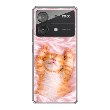 Силиконовый чехол на Xiaomi Poco X6 Neo с принтом женский Силиконовый чехол на Xiaomi Poco X6 Neo с принтом женский