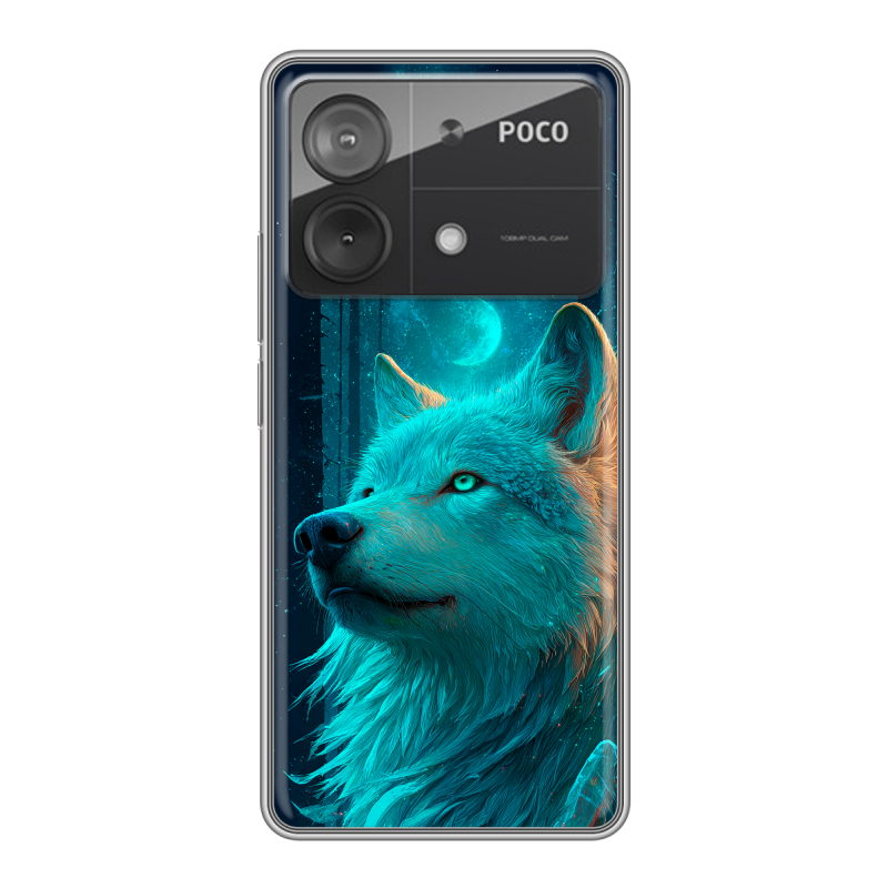 Силиконовый чехол на Xiaomi Poco X6 Neo с принтом бабочки саккура Силиконовый чехол на Xiaomi Poco X6 Neo с принтом бабочки саккура