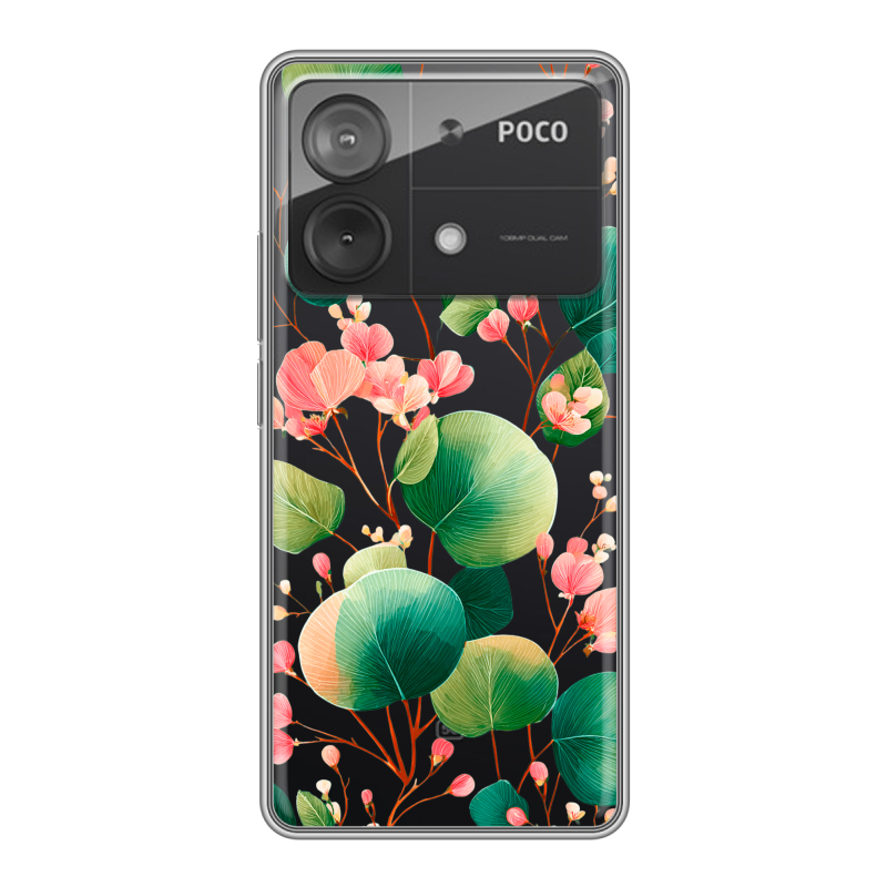 Силиконовый чехол на Xiaomi Poco X6 Neo с принтом женский Силиконовый чехол на Xiaomi Poco X6 Neo с принтом женский