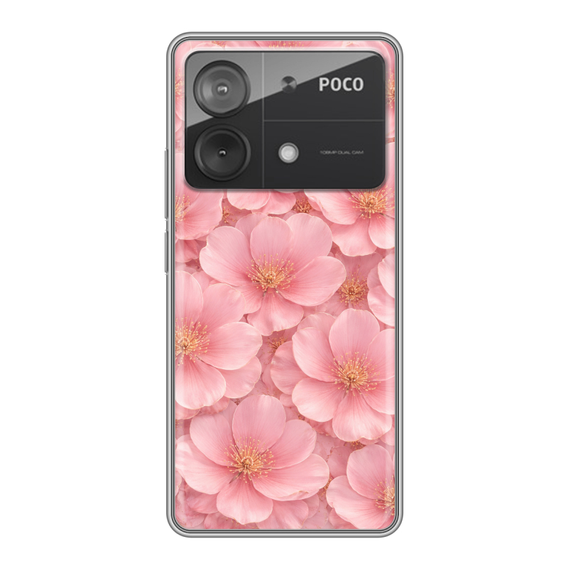 Силиконовый чехол на Xiaomi Poco X6 Neo с принтом женский Силиконовый чехол на Xiaomi Poco X6 Neo с принтом женский