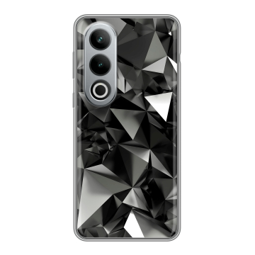 Силиконовый чехол на Oneplus Ace 3V с принтом Черные кристаллы Силиконовый чехол на Oneplus Ace 3V с принтом Черные кристаллы