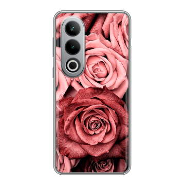 Силиконовый чехол на Oneplus Ace 3V с принтом Цветы розы Силиконовый чехол на Oneplus Ace 3V с принтом Цветы розы