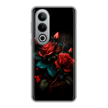 Силиконовый чехол на Oneplus Ace 3V с принтом Розы красные