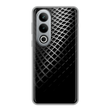 Силиконовый чехол на Oneplus Ace 3V с принтом Текстура металла