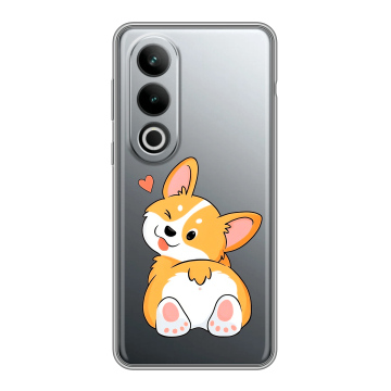 Силиконовый чехол на Oneplus Ace 3V с принтом Корги Силиконовый чехол на Oneplus Ace 3V с принтом Корги