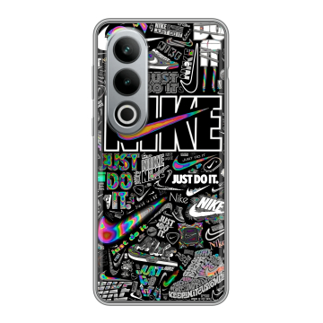 Силиконовый чехол на Oneplus Ace 3V с принтом Найк