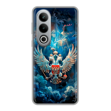 Силиконовый чехол на Oneplus Ace 3V с принтом Герб флаг России Силиконовый чехол на Oneplus Ace 3V с принтом Герб флаг России
