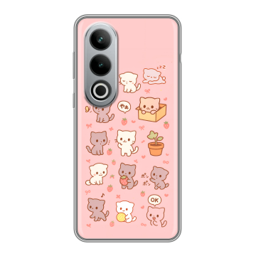 Силиконовый чехол на Oneplus Ace 3V с принтом Hello Kitty Хелоу Кити Силиконовый чехол на Oneplus Ace 3V с принтом Hello Kitty Хелоу Кити