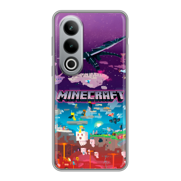 Силиконовый чехол на Oneplus Ace 3V с принтом Майнкрафт Minecraft Силиконовый чехол на Oneplus Ace 3V с принтом Майнкрафт Minecraft