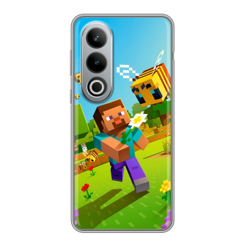 Силиконовый чехол на Oneplus Ace 3V с принтом Майнкрафт Minecraft Силиконовый чехол на Oneplus Ace 3V с принтом Майнкрафт Minecraft