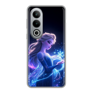 Силиконовый чехол на Oneplus Ace 3V с принтом Холодное сердце Frozen Силиконовый чехол на Oneplus Ace 3V с принтом Холодное сердце Frozen