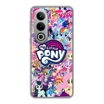 Силиконовый чехол на Oneplus Ace 3V с принтом My little pony Дружба чудо