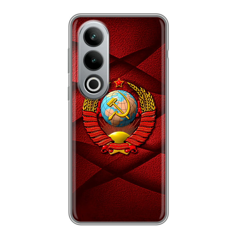 Силиконовый чехол на Oneplus Ace 3V с принтом Герб СССР Силиконовый чехол на Oneplus Ace 3V с принтом Герб СССР