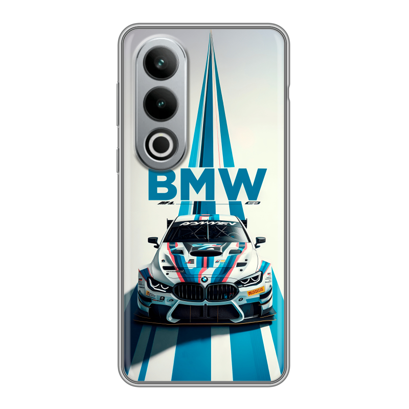 Силиконовый чехол на Oneplus Ace 3V с принтом БМВ BMW Силиконовый чехол на Oneplus Ace 3V с принтом БМВ BMW