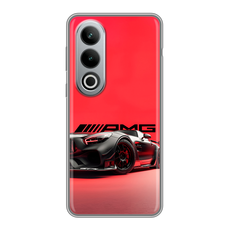 Силиконовый чехол на Oneplus Ace 3V с принтом Мерседес Mercedes AMG Силиконовый чехол на Oneplus Ace 3V с принтом Мерседес Mercedes AMG
