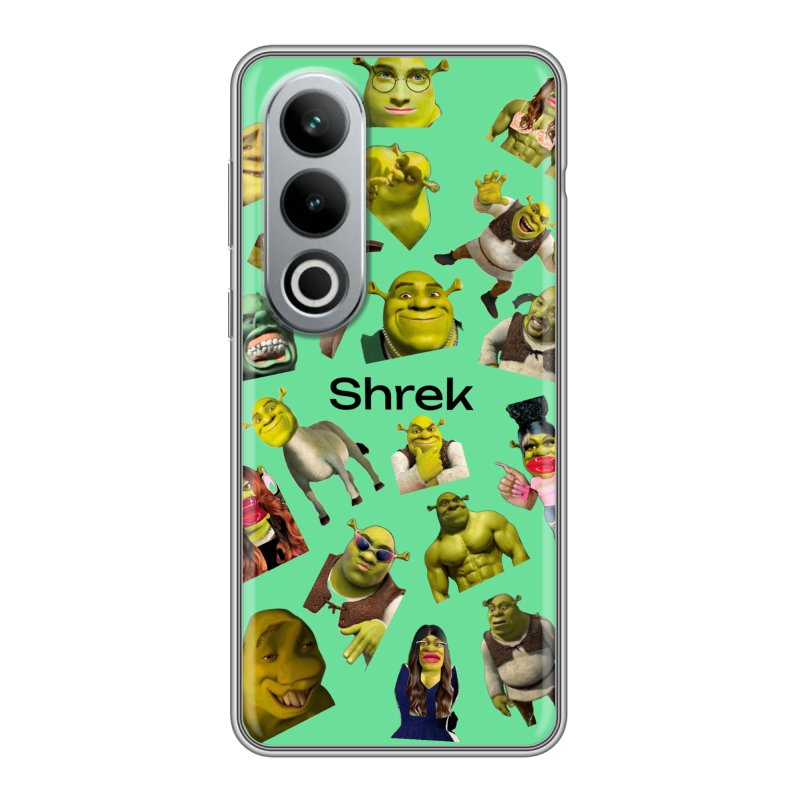 Силиконовый чехол на Oneplus Ace 3V с принтом Шрек Shrek Силиконовый чехол на Oneplus Ace 3V с принтом Шрек Shrek