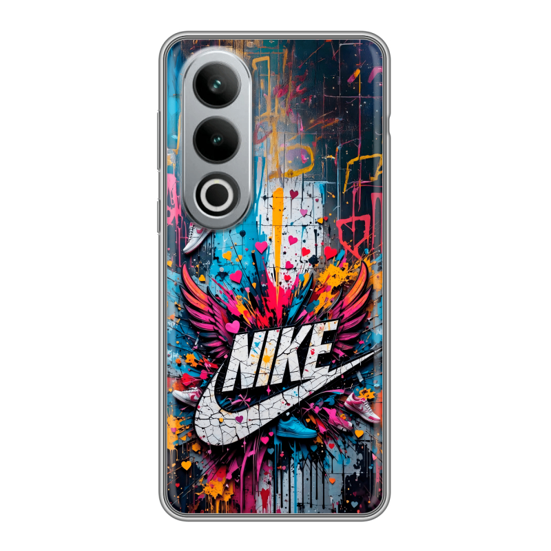 Силиконовый чехол на Oneplus Ace 3V с принтом Nike Найк Силиконовый чехол на Oneplus Ace 3V с принтом Nike Найк