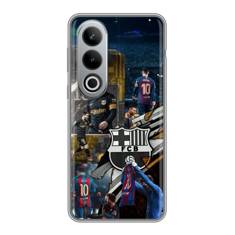 Силиконовый чехол на Oneplus Ace 3V с принтом Messi Barcelona Силиконовый чехол на Oneplus Ace 3V с принтом Messi Barcelona
