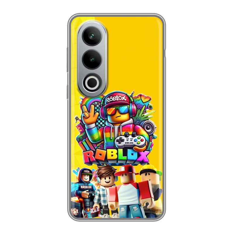 Силиконовый чехол на Oneplus Ace 3V с принтом Roblox Роблокс Силиконовый чехол на Oneplus Ace 3V с принтом Roblox Роблокс