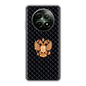 Силиконовый чехол на Realme 12 5G с принтом Герб России принт