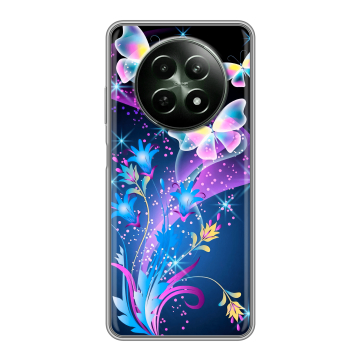 Силиконовый чехол на Realme 12 5G с принтом Бабочки