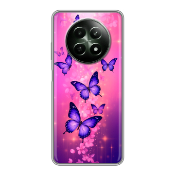 Силиконовый чехол на Realme 12 5G с принтом Бабочки