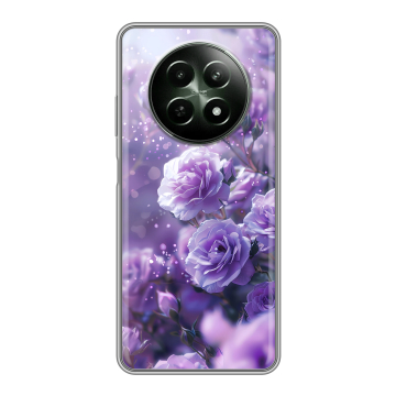 Силиконовый чехол на Realme 12 5G с принтом Розы цветы Силиконовый чехол на Realme 12 5G с принтом Розы цветы