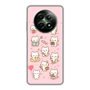 Силиконовый чехол на Realme 12 5G с принтом Hello Kitty Хелоу Кити Силиконовый чехол на Realme 12 5G с принтом Hello Kitty Хелоу Кити