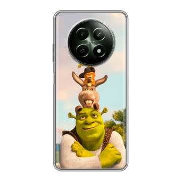 Силиконовый чехол на Realme 12 5G с принтом Шрек Shrek Силиконовый чехол на Realme 12 5G с принтом Шрек Shrek