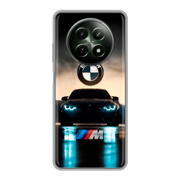 Силиконовый чехол на Realme 12 5G с принтом БМВ BMW Силиконовый чехол на Realme 12 5G с принтом БМВ BMW