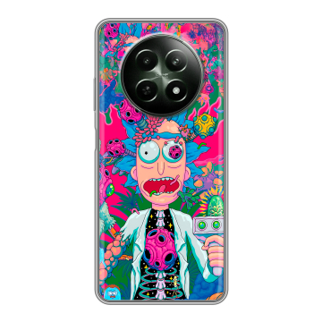 Силиконовый чехол на Realme 12 5G с принтом Рик и Морти Rick Morty Силиконовый чехол на Realme 12 5G с принтом Рик и Морти Rick Morty