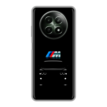 Силиконовый чехол на Realme 12 5G с принтом БМВ BMW Силиконовый чехол на Realme 12 5G с принтом БМВ BMW