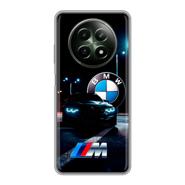Силиконовый чехол на Realme 12 5G с принтом БМВ BMW Силиконовый чехол на Realme 12 5G с принтом БМВ BMW