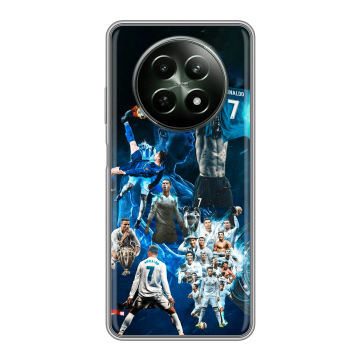 Силиконовый чехол на Realme 12 5G с принтом Реал Роналдо Силиконовый чехол на Realme 12 5G с принтом Реал Роналдо